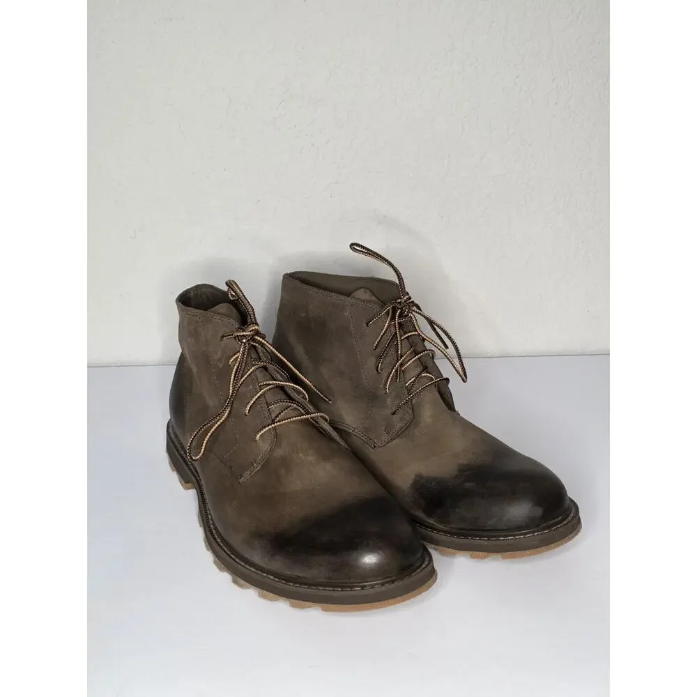 Sorel Men's Madson Chukka Waterproof Boots Dark Brown | Size 14 EUC
